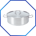 laag model rvs pan pujadas