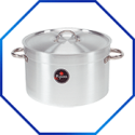aluminium pan middel hoog 